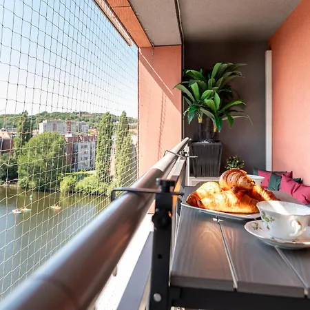 Chmielna 63 Old Town I River View Balcony I Pool - Comfy Apartment Danzig